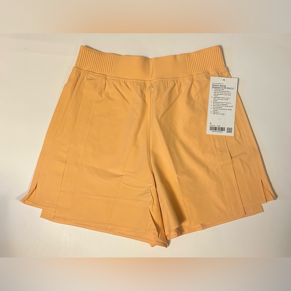 NWT Lululemon Stretch Woven Relaxed-Fit High-Rise Short 4" - Picture 6 of 12